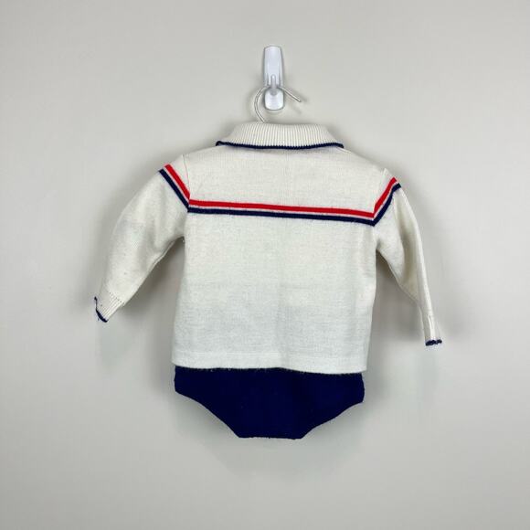 Vintage A Little Angel Knit Sweater Romper Set - Picture 6 of 11